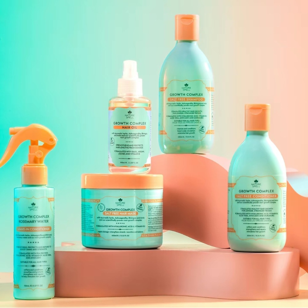 Nature Spell New Growth Complex Collection with Rosemary Water